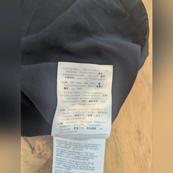 Red Valentino Black Ruffle Front Blouse - Picture 7 of 7